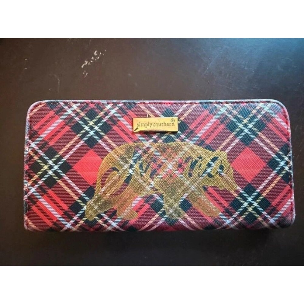 Simply Southern Mama Bear Wallet EUC